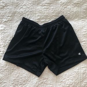 Champion black athletic shorts - medium